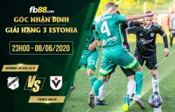 fb88-soi kèo Nomme JK Kalju II vs Viimsi MRJK