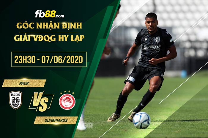 fb88-soi kèo PAOK Saloniki vs Olympiakos Piraeus