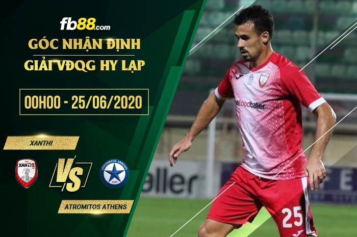 fb88-soi kèo SKODA Xanthi vs Atromitos Athens