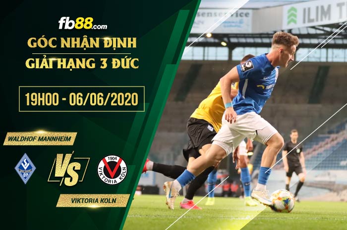 fb88-soi kèo SV Waldhof Mannheim vs Viktoria koln