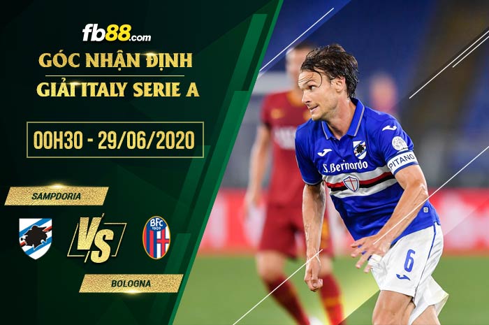 fb88-soi kèo Sampdoria vs Bologna