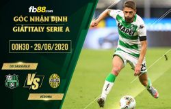 fb88-soi kèo Sassuolo vs Verona