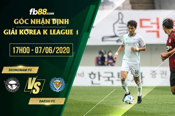 fb88 soi kèo Seongnam FC vs Daegu FC