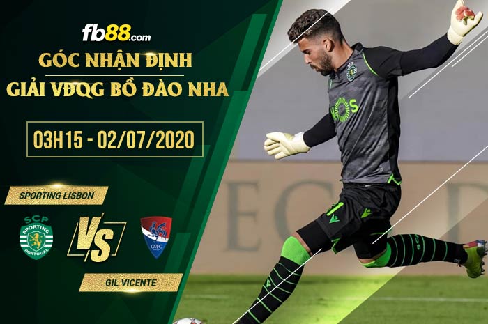 fb88-soi kèo Sporting Lisbon vs Gil Vicente