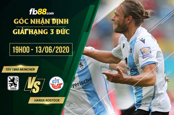 fb88-soi kèo TSV 1860 Munchen vs Hansa Rostock
