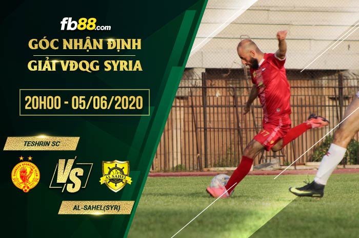 fb88-soi kèo Teshrin SC vs Al-Sahel(SYR)