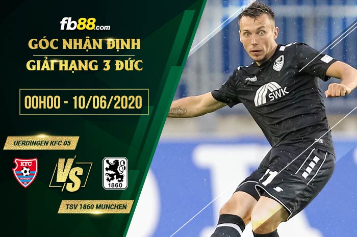 fb88-soi kèo Uerdingen KFC 05 vs TSV 1860 Munchen
