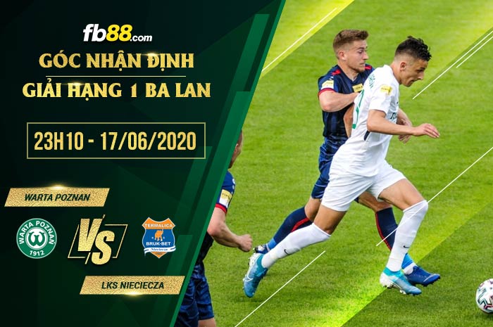 fb88-soi kèo Warta Poznan vs LKS Nieciecza