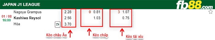 fb88-kèo chấp Nagoya vs Kashiwa