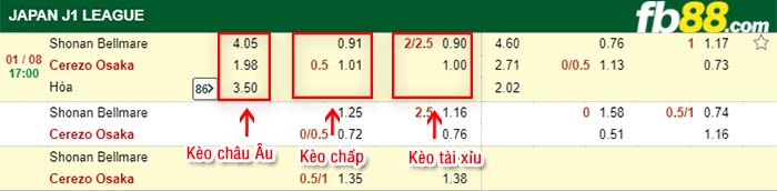 fb88-kèo chấp Shonan vs C-Osaka