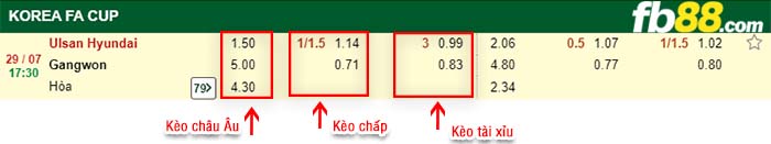 fb88-kèo chấp Ulsan Hyundai vs Gangwon