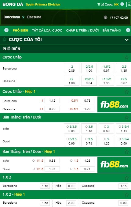 fb88-kèo nhà cái FC Barcelona vs Osasuna