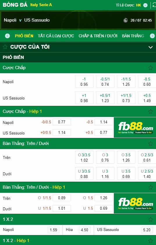 fb88-kèo nhà cái Napoli vs Sassuolo