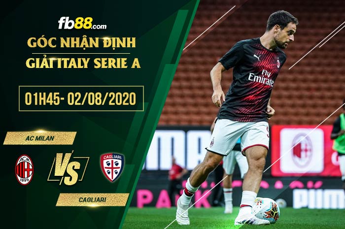 fb88-soi kèo AC Milan vs Cagliari