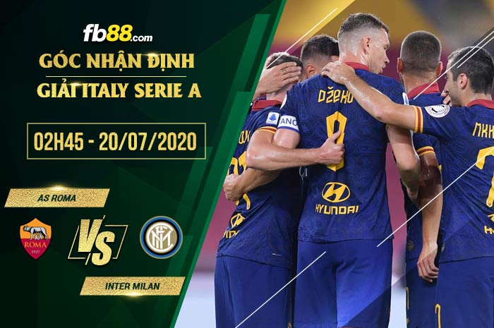 fb88-soi kèo AS Roma vs Inter Milan