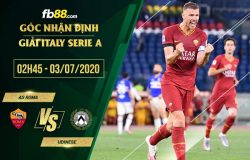fb88-soi kèo AS Roma vs Udinese
