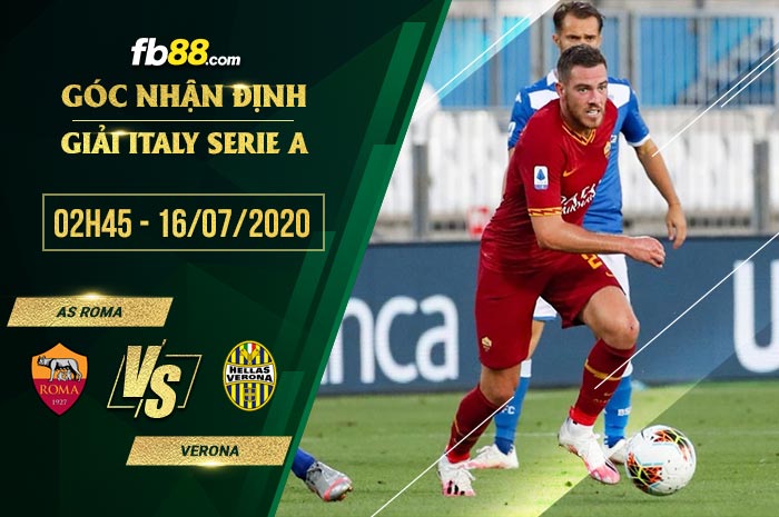 fb88-soi kèo AS Roma vs Verona