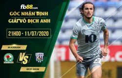 fb88-soi kèo Blackburn Rovers vs West Bromwich(WBA)
