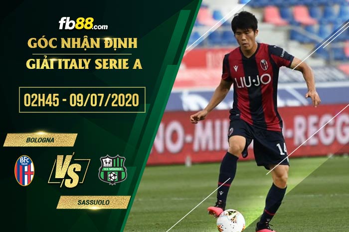 fb88-soi kèo Bologna vs Sassuolo
