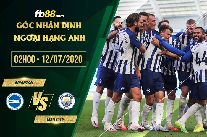 fb88-soi kèo Brighton Hove Albion vs Manchester City