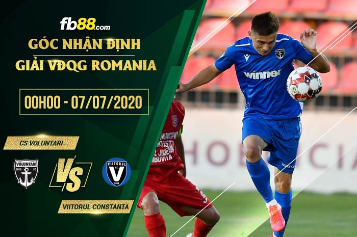 fb88-soi kèo CS Voluntari vs FC Viitorul Constanta