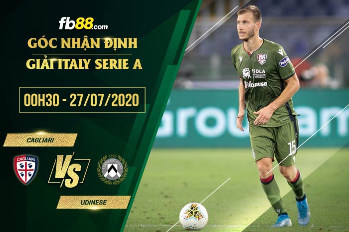 fb88-soi kèo Cagliari vs Udinese