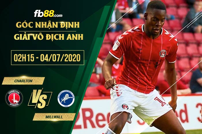 fb88-soi kèo Charlton Athletic vs Millwall