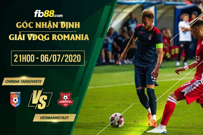 fb88-soi kèo Chindia Targoviste vs AFC Hermannstadt