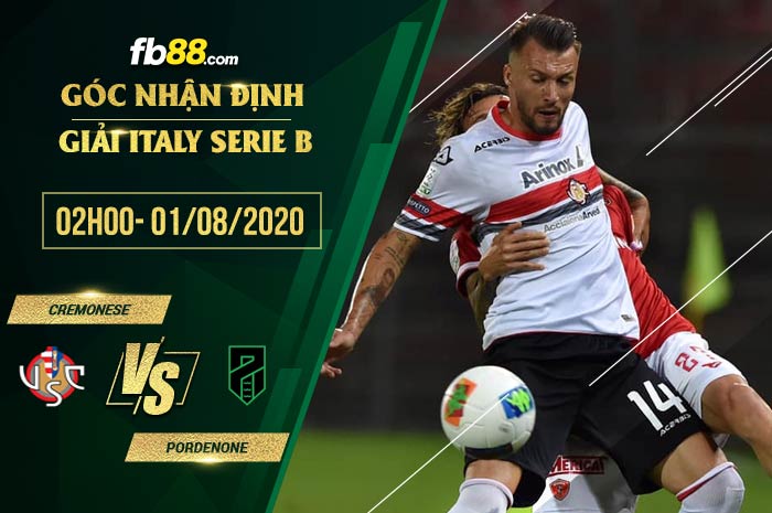 fb88-soi kèo Cremonese vs Pordenone
