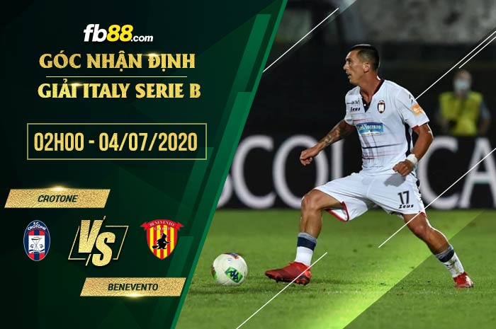 fb88-soi kèo Crotone vs Benevento