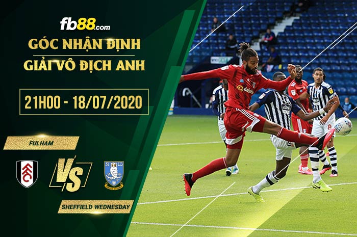 fb88-soi kèo Fulham vs Sheffield Wednesday