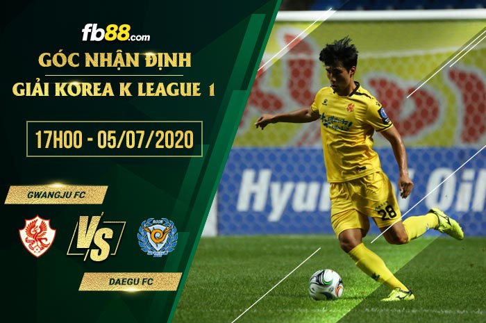 fb88-soi kèo Gwangju Football Club vs Daegu FC