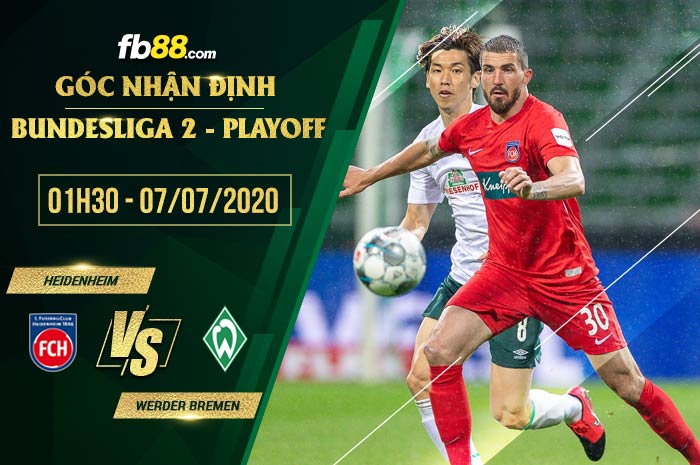 fb88-soi kèo Heidenheimer vs Werder Bremen