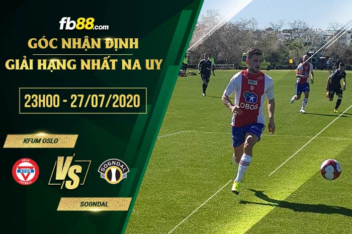 fb88-soi kèo KFUM Oslo vs Sogndal