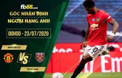 fb88-soi kèo Manchester United vs West Ham United