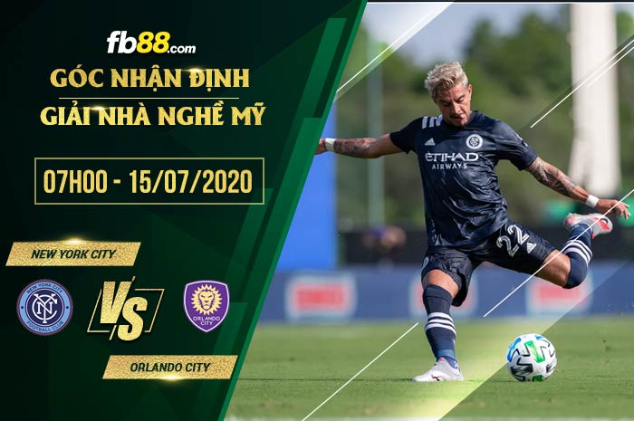 fb88-soi kèo New York City Football Club vs Orlando City