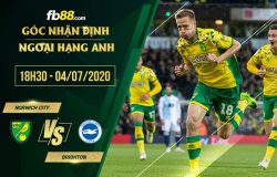 fb88-soi kèo Norwich City vs Brighton Hove Albion