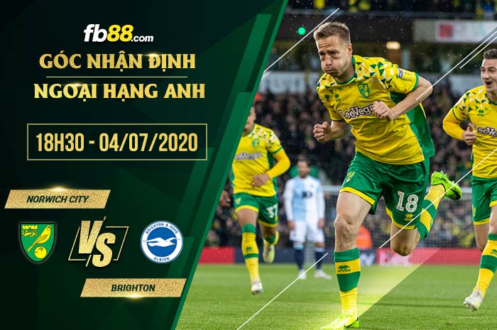 fb88-soi kèo Norwich City vs Brighton Hove Albion