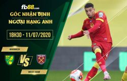 fb88-soi kèo Norwich City vs West Ham United