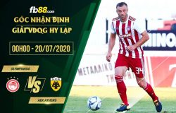 fb88-soi kèo Olympiakos Piraeus vs AEK Athens