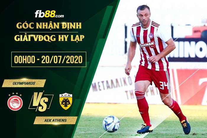 fb88-soi kèo Olympiakos Piraeus vs AEK Athens