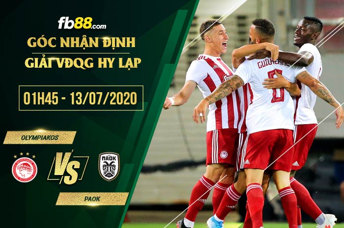 fb88-soi kèo Olympiakos Piraeus vs PAOK Saloniki