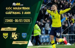 fb88-soi kèo Oxford United vs Portsmouth