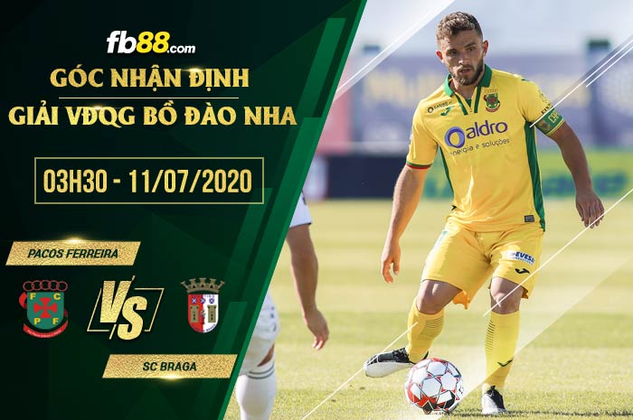 fb88-soi kèo Pacos de Ferreira vs Sporting Braga