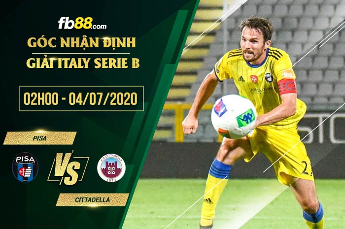 fb88-soi kèo Pisa vs Cittadella
