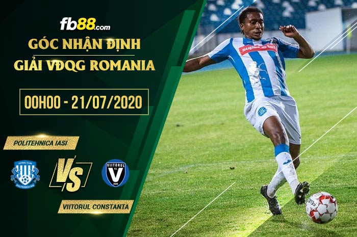 fb88-soi kèo Politehnica Iasi vs FC Viitorul Constanta