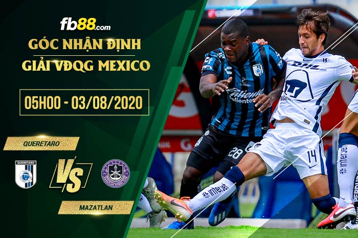 fb88-soi kèo Queretaro vs Mazatlan FC