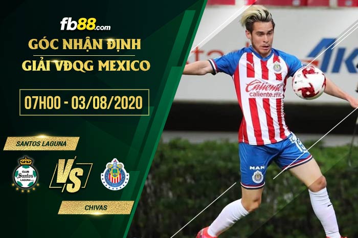 fb88-soi kèo Santos Laguna vs Guadalajara Chivas