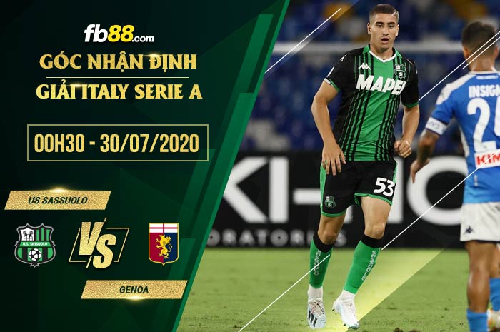 fb88-soi kèo Sassuolo vs Genoa