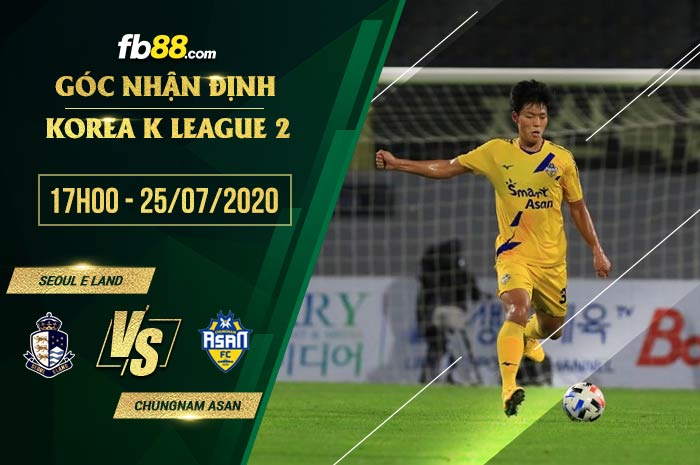 fb88-soi kèo Seoul E-Land FC vs Chungnam Asan